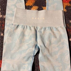 NVGTN  Light Blue Camo Leggings